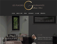 Tablet Screenshot of les-plaisirs-gourmands.com